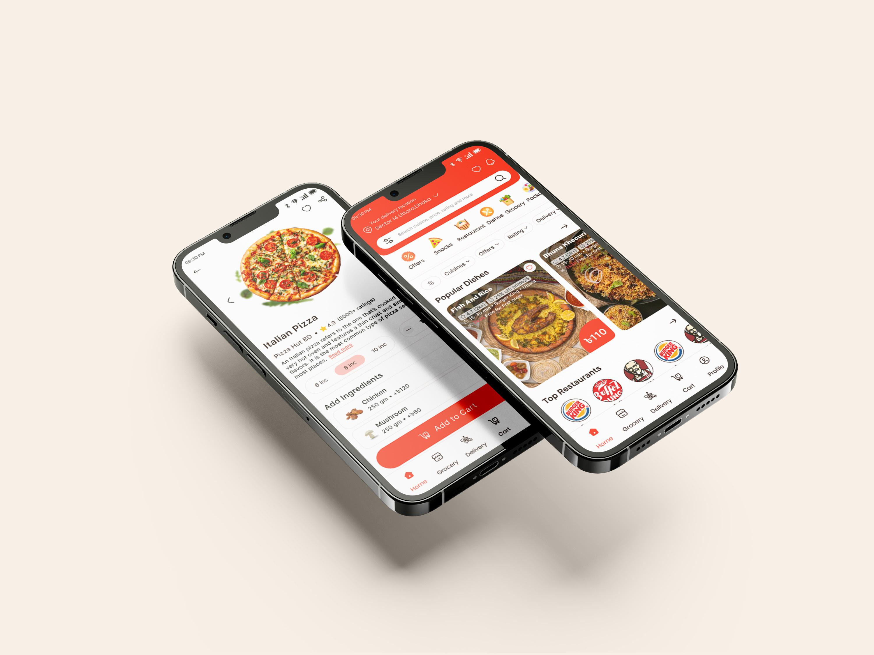 Dine Boat mobile ordering app